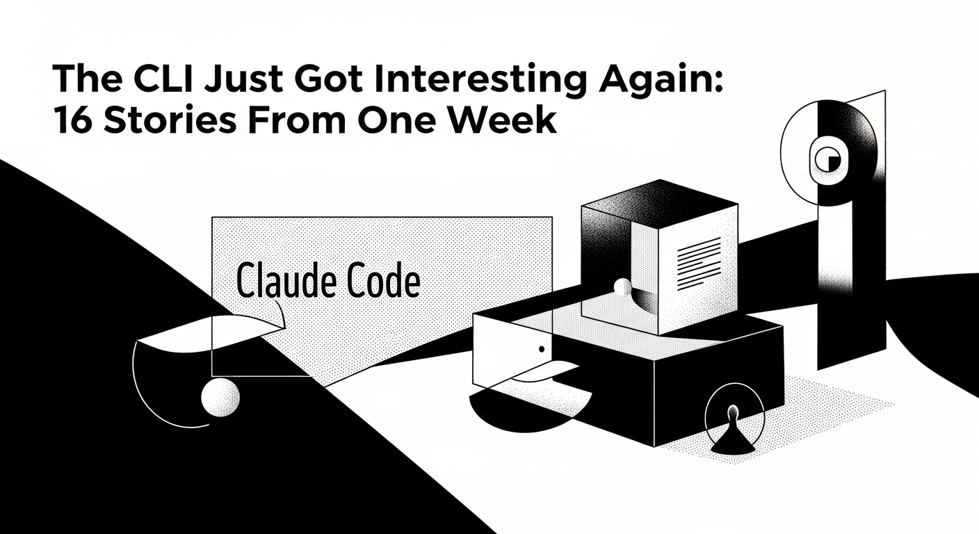 The CLI Just Got Interesting Again: 16 Stories From One Week