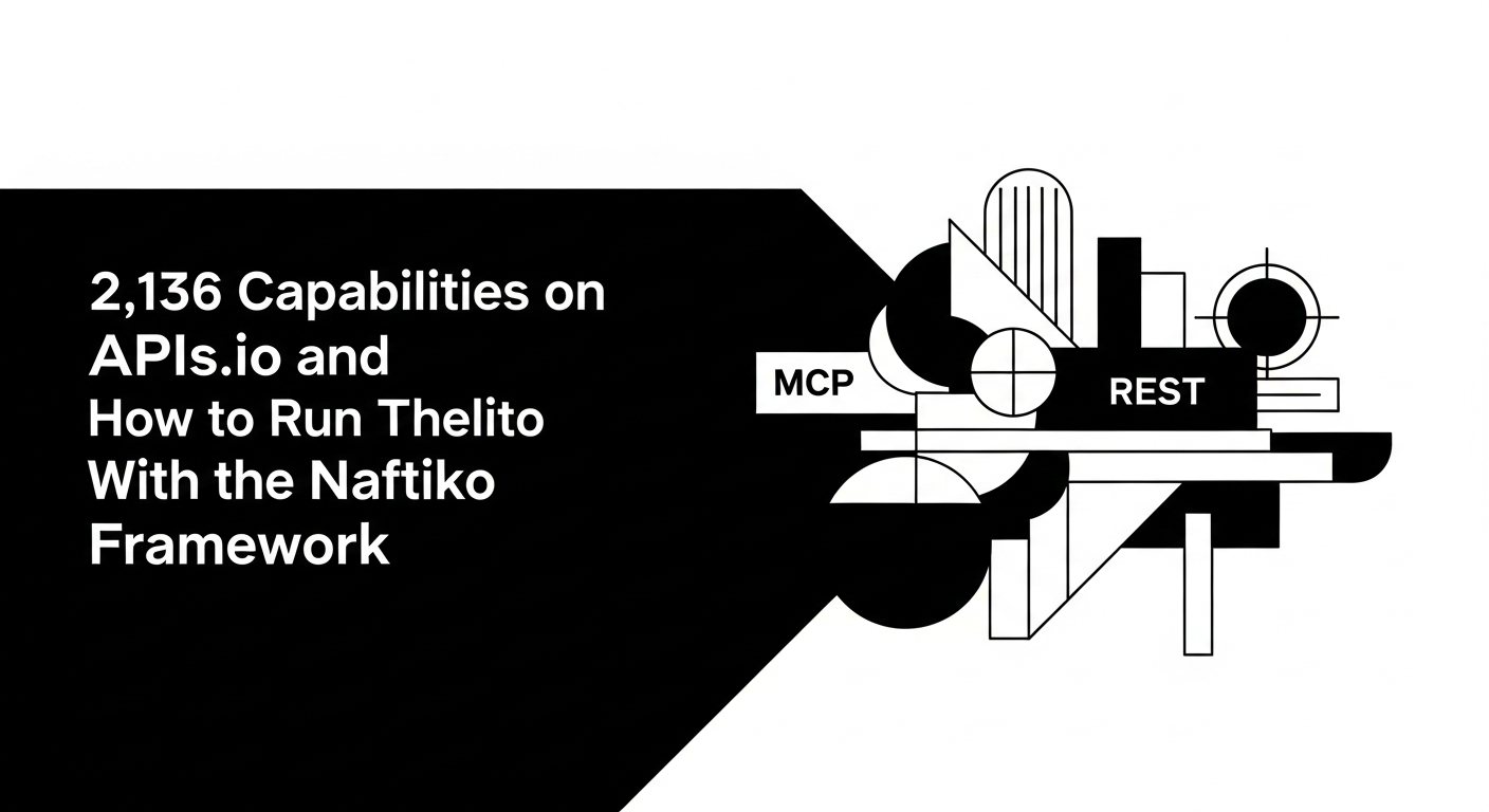 2,136 Capabilities on APIs.io and How to Run Them With the Naftiko Framework
