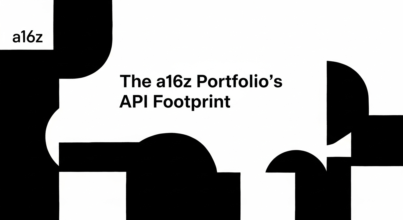 The a16z Portfolio's API Footprint