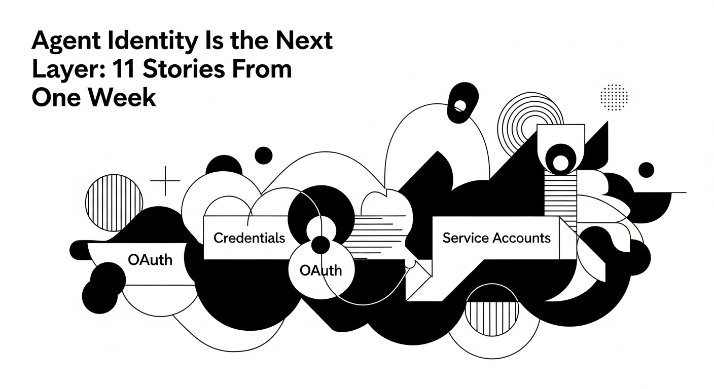 Agent Identity Is the Next Layer: 11 Stories From One Week