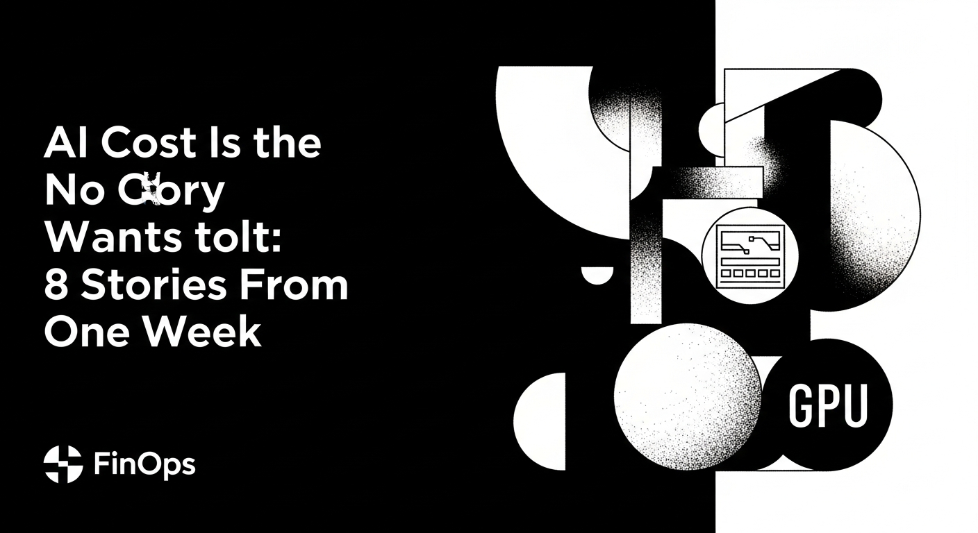 AI Cost Is the Story No One Wants to Tell: 8 Stories From One Week