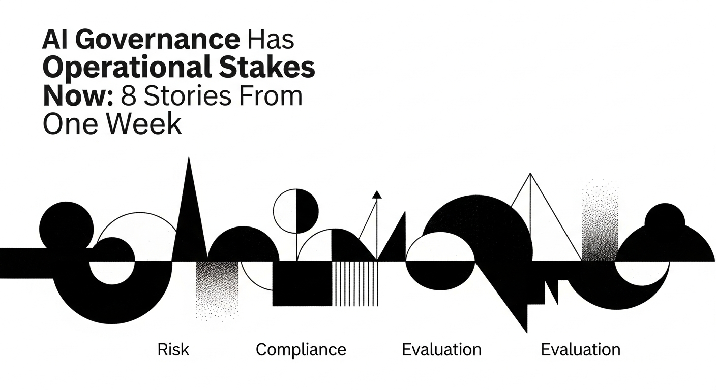 AI Governance Has Operational Stakes Now: 8 Stories From One Week