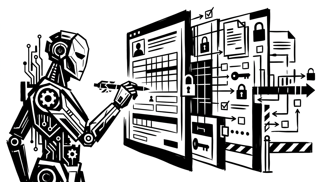 An Agent Cannot Fill In a Form