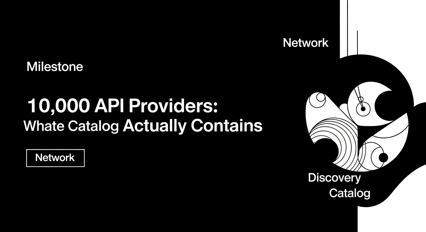 10,000 API Providers: What the Catalog Actually Contains