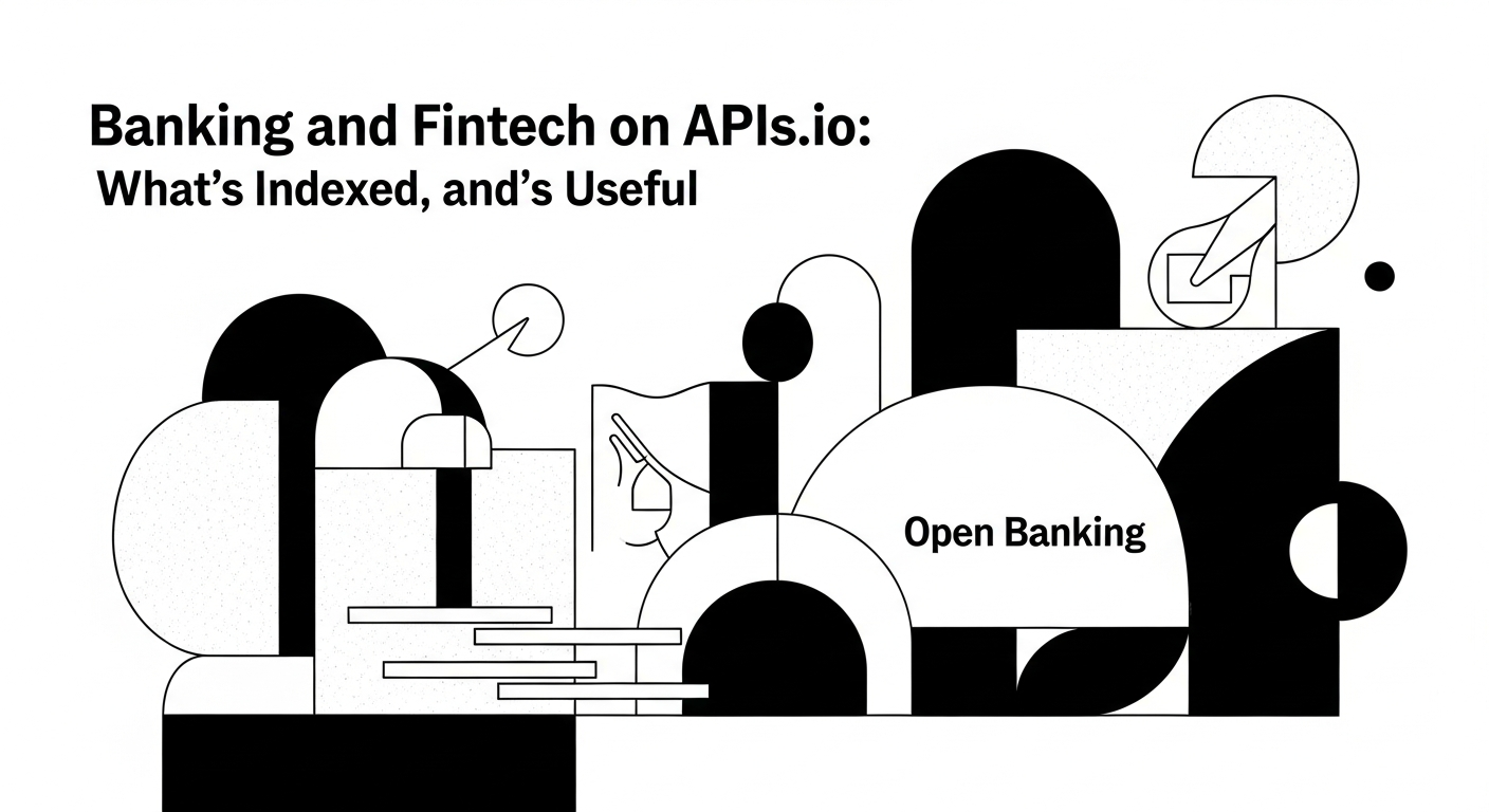 Banking and Fintech on APIs.io: What's Indexed, What's Useful