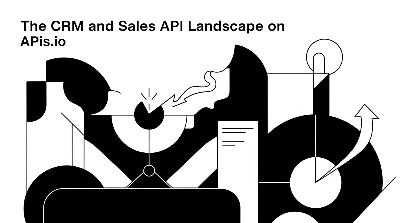 The CRM and Sales API Landscape on APIs.io