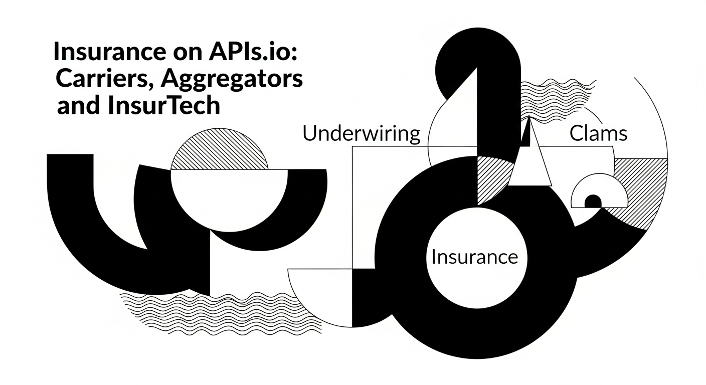 Insurance on APIs.io: Carriers, Aggregators, and InsurTech