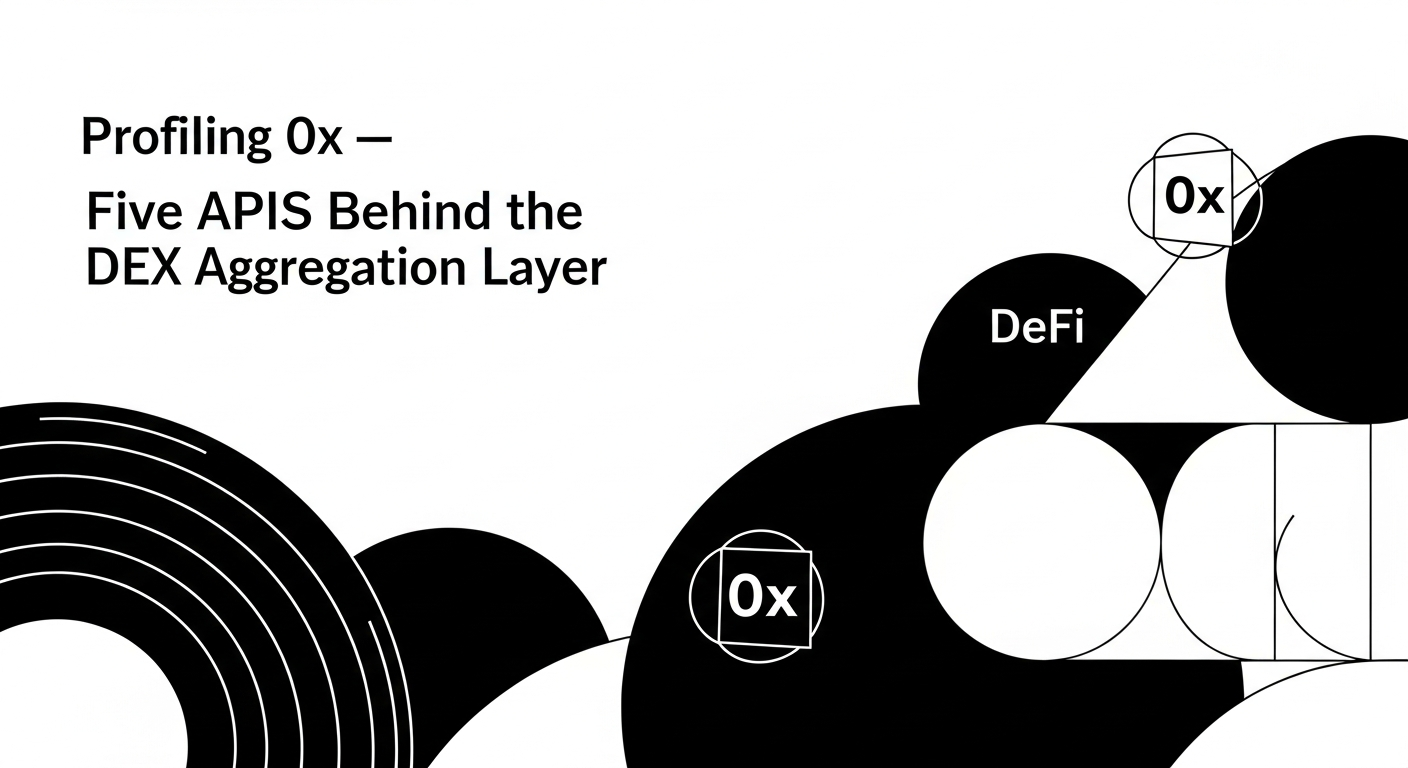 Profiling 0x — Five APIs Behind the DEX Aggregation Layer