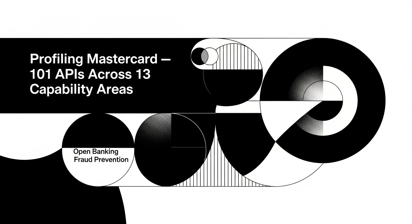 Profiling Mastercard — 101 APIs Across 13 Capability Areas