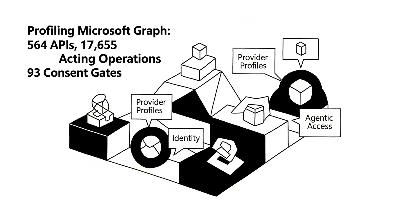 Profiling Microsoft Graph: 564 APIs, 17,655 Acting Operations, 93 Consent Gates