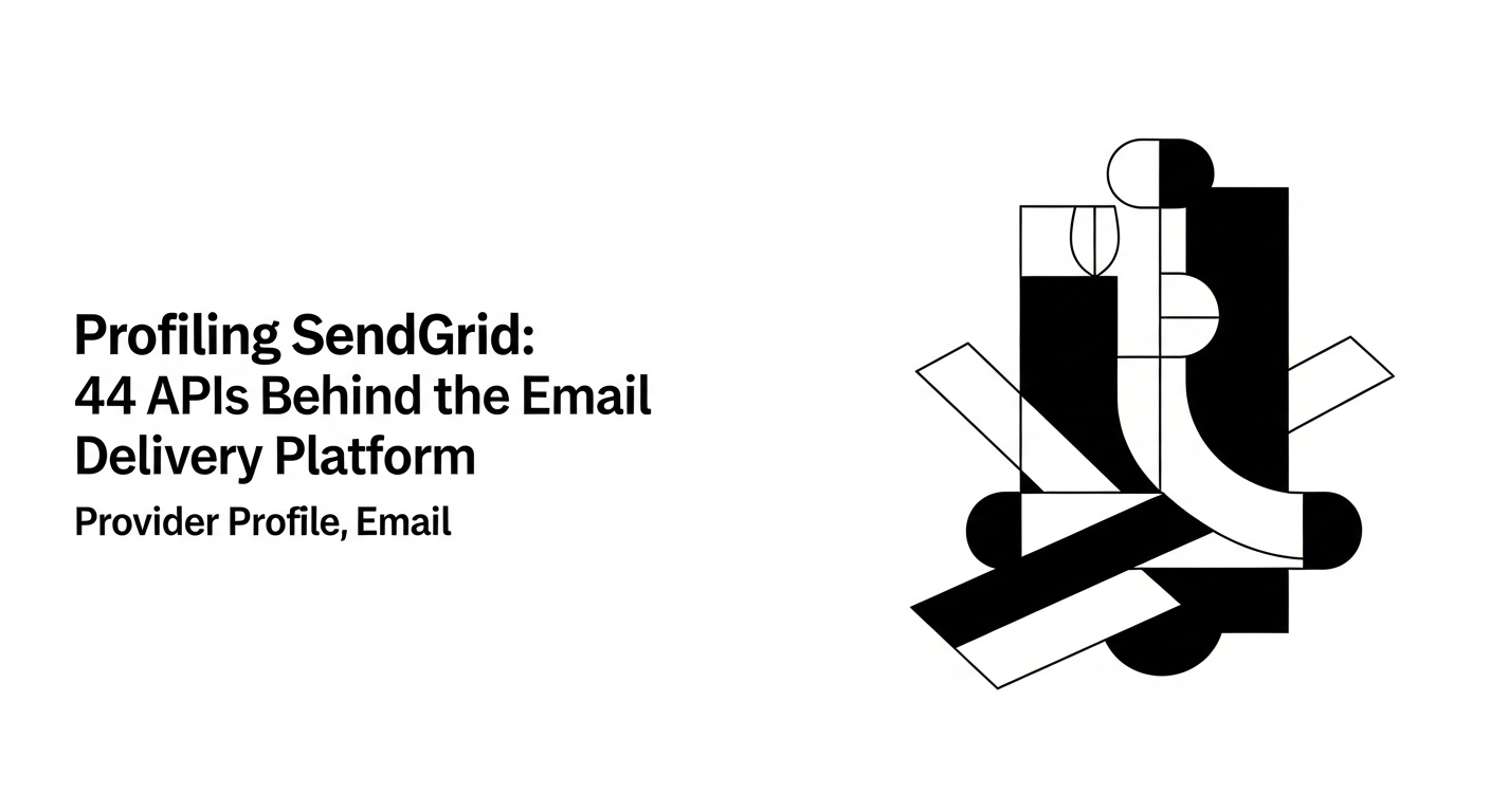 Profiling SendGrid: 44 APIs Behind the Email Delivery Platform