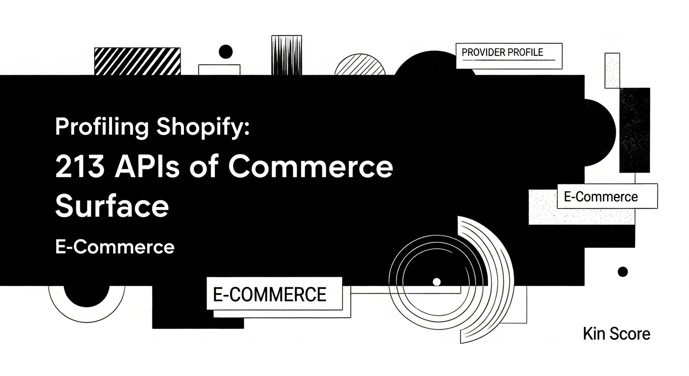 Profiling Shopify: 213 APIs of Commerce Surface