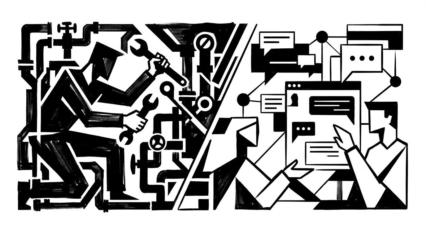 Retool says the CLI is you under the sink, and MCP is the chat window