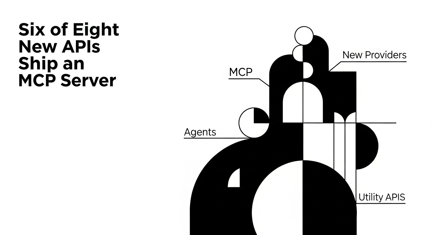 Six of Eight New APIs Ship an MCP Server
