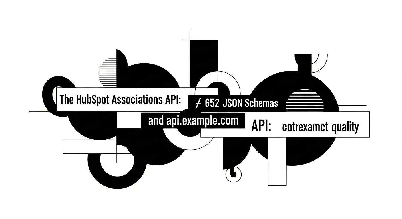 The HubSpot Associations API: 652 JSON Schemas and api.example.com