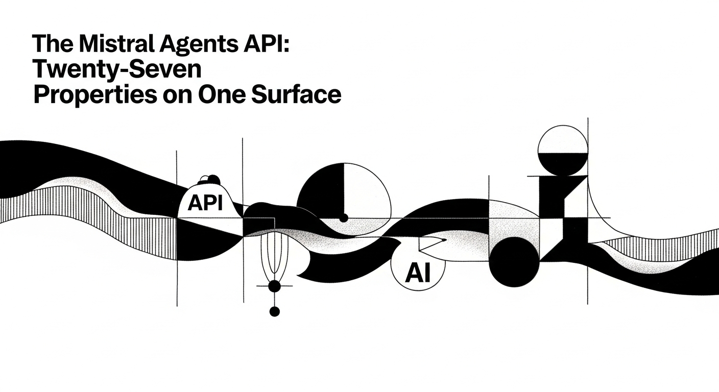The Mistral Agents API: Twenty-Seven Properties on One Surface
