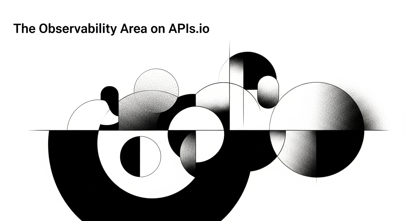 The Observability Area on APIs.io