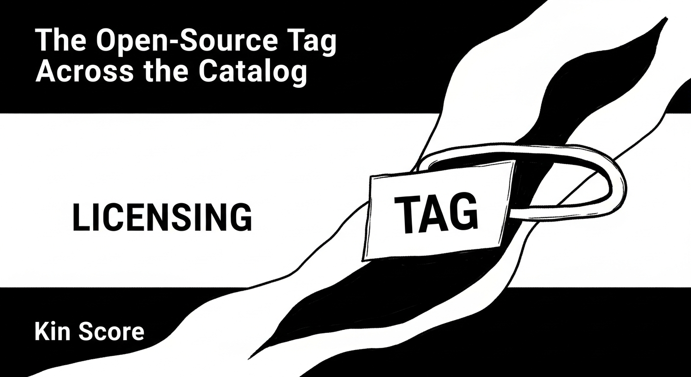 The Open-Source Tag Across the Catalog