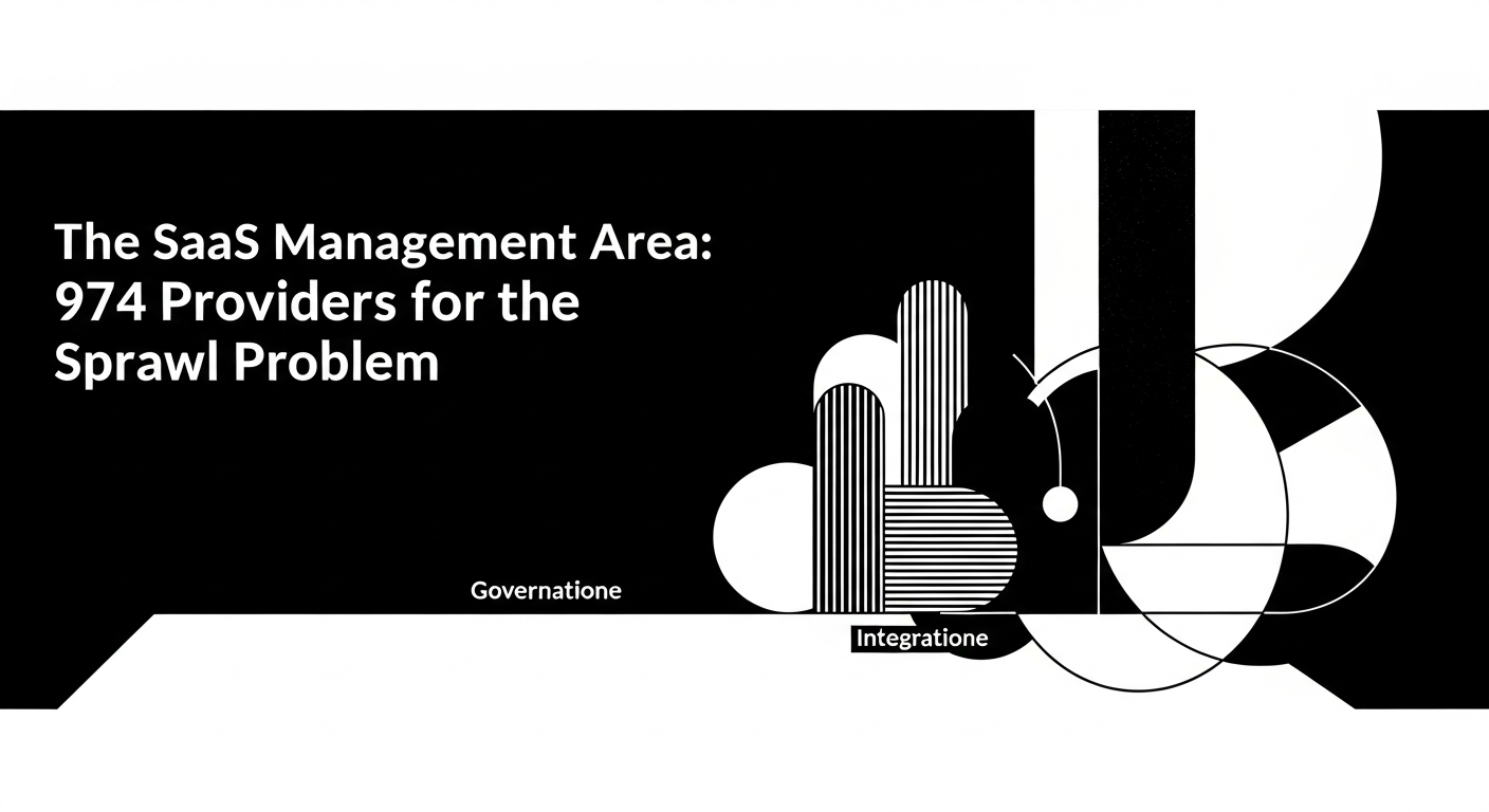 The SaaS Management Area: 974 Providers for the Sprawl Problem