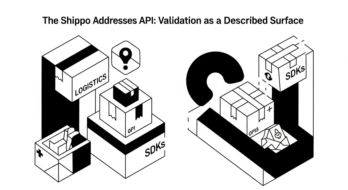 The Shippo Addresses API: Validation as a Described Surface
